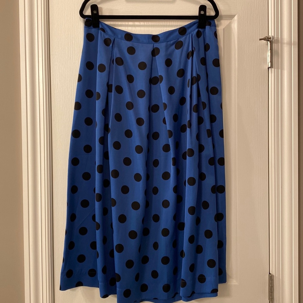 A-line midi skirt